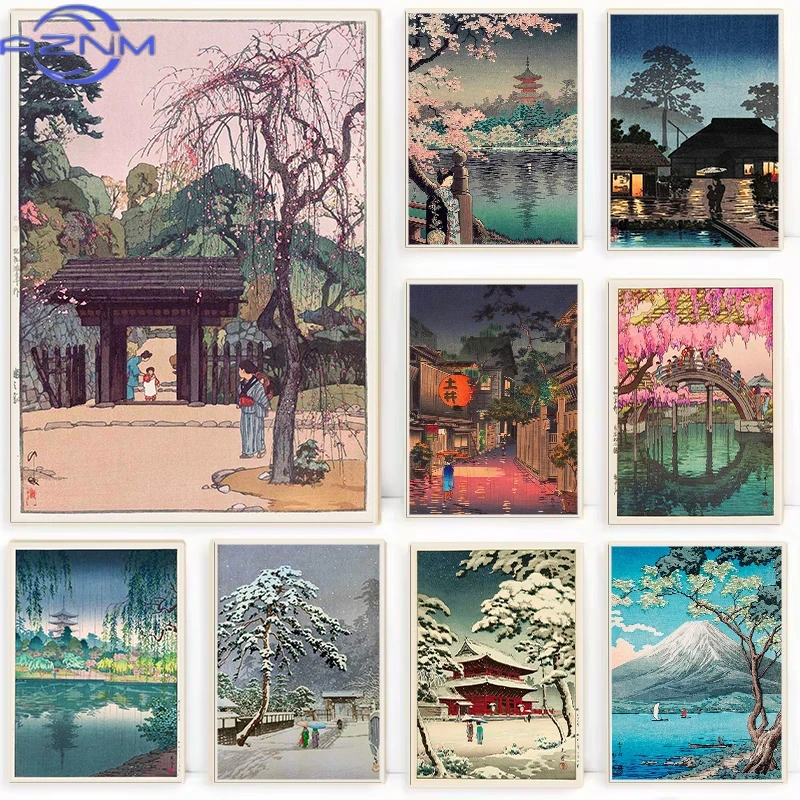 AZNM Retro Ukiyo-e Traditional - Japanese Lifestyle And Traditions review and price