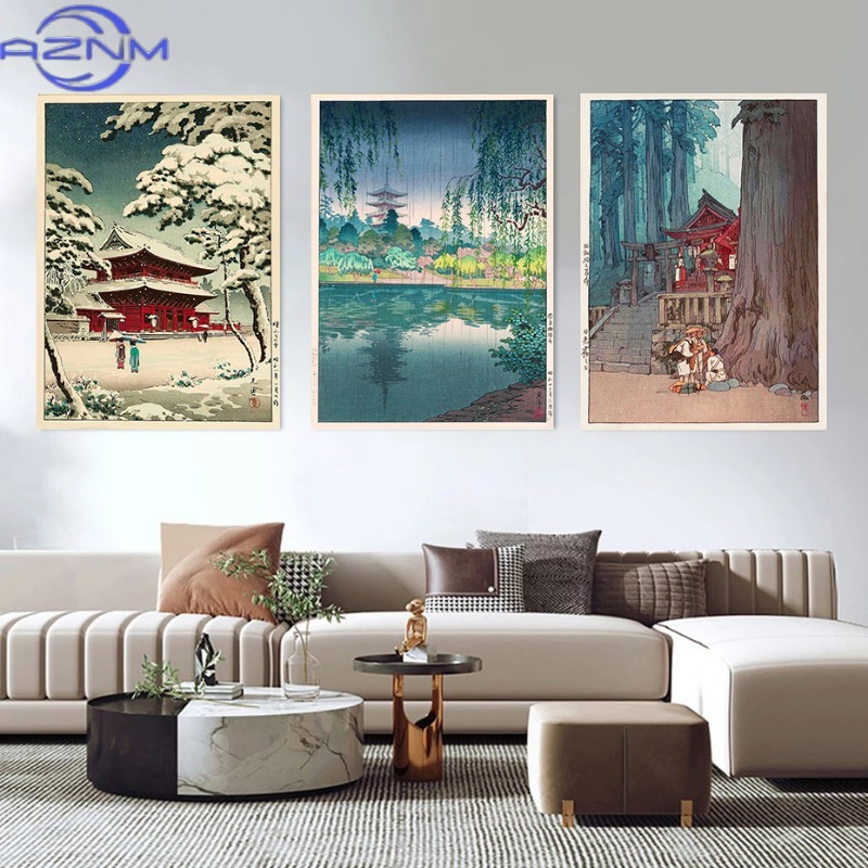 AZNM Retro Ukiyo-e Traditional - Japanese Lifestyle And Traditions review and price