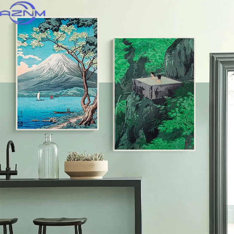 AZNM Retro Ukiyo-e Traditional - Japanese Lifestyle And Traditions review and price