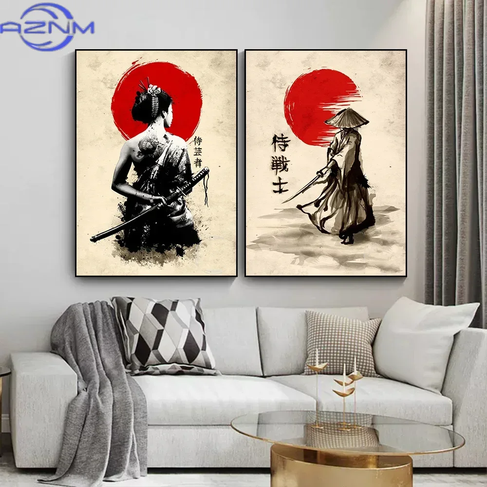 AZNM Canvas Painting Japanese  - Japanese Living Lifestyle review and price