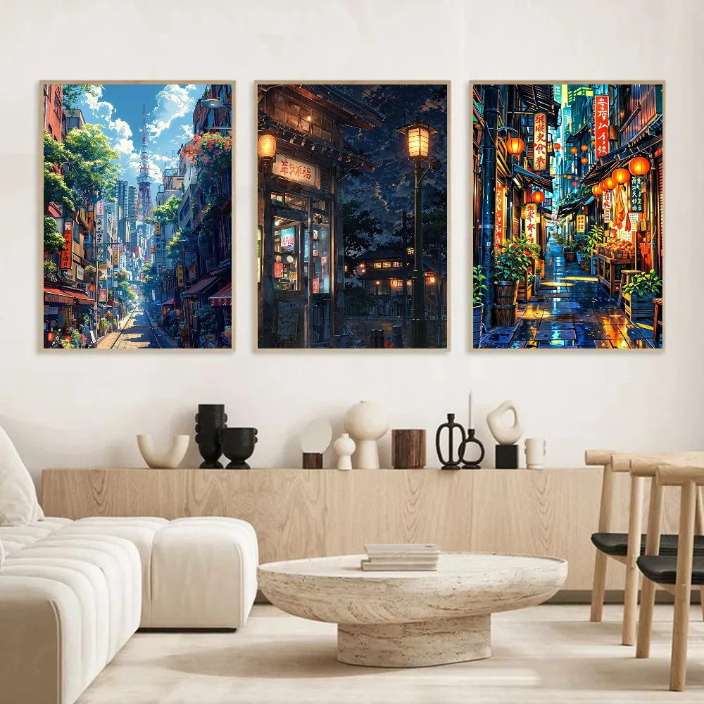Manga Style Japanese Street La - Japanese Living Lifestyle review and price