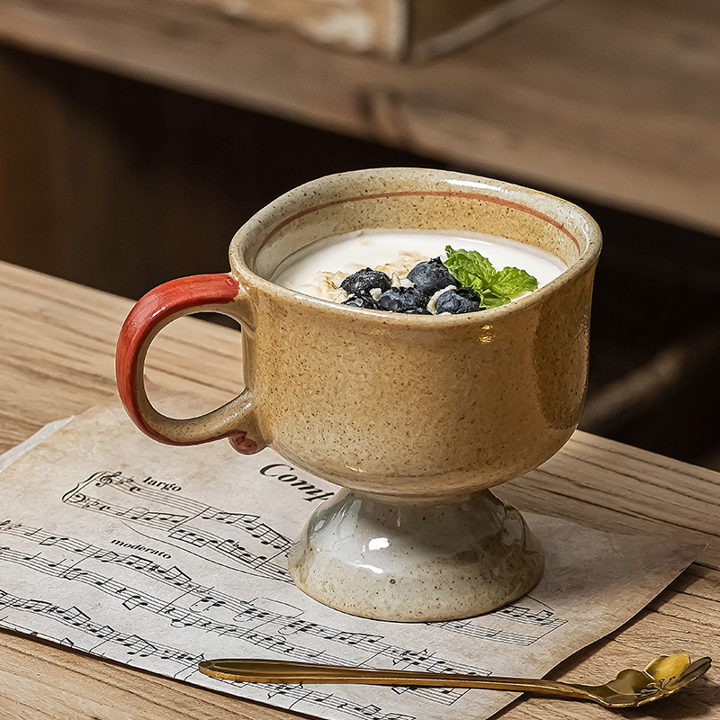 Retro Style Ceramic Cups Coffe - Japanese Daily Lifestyle review and price