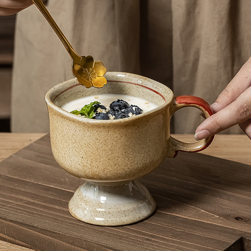 Retro Style Ceramic Cups Coffe - Japanese Daily Lifestyle review and price